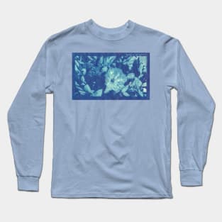 Sacred Datura Cyanotype Long Sleeve T-Shirt